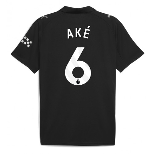 Manchester City Nathan Ake #6 Venkovní Dres 2025-26 Krátkým Rukávem Manchester City Nathan Ake #6 Venkovní Dres 2025-26 Krátkým Rukávem