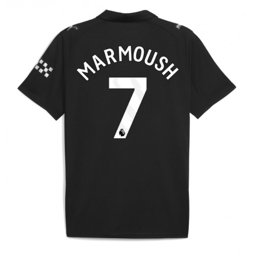 Manchester City Omar Marmoush #7 Venkovní Dres 2025-26 Krátkým Rukávem Manchester City Omar Marmoush #7 Venkovní Dres 2025-26 Krátkým Rukávem