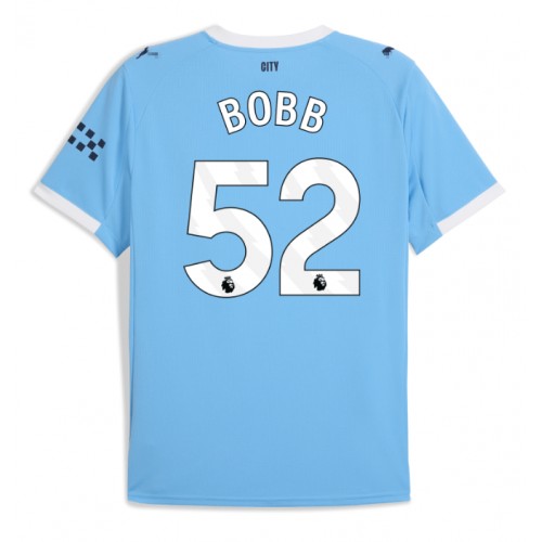 Manchester City Oscar Bobb #52 Domácí Dres 2025-26 Krátkým Rukávem Manchester City Oscar Bobb #52 Domácí Dres 2025-26 Krátkým Rukávem