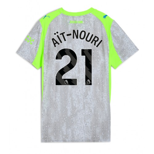 Manchester City Rayan Ait-Nouri #21 Alternativní Dres pro Dámy 2025-26 Krátkým Rukávem Manchester City Rayan Ait-Nouri #21 Alternativní Dres pro Dámy 2025-26 Krátkým Rukávem