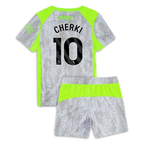 Manchester City Rayan Cherki #10 Alternativní dres komplet pro Děti 2025-26 Krátkým Rukávem (+ Krátké kalhoty)
