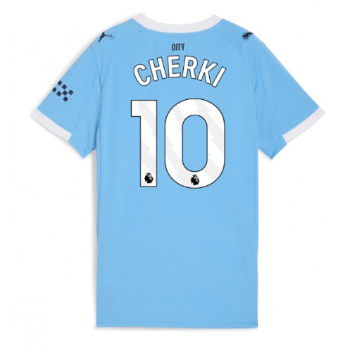 Manchester City Rayan Cherki #10 Domácí Dres pro Dámy 2025-26 Krátkým Rukávem Manchester City Rayan Cherki #10 Domácí Dres pro Dámy 2025-26 Krátkým Rukávem