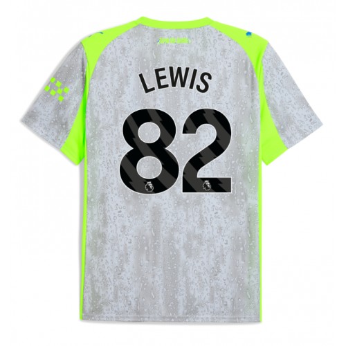 Manchester City Rico Lewis #82 Alternativní Dres 2025-26 Krátkým Rukávem Manchester City Rico Lewis #82 Alternativní Dres 2025-26 Krátkým Rukávem