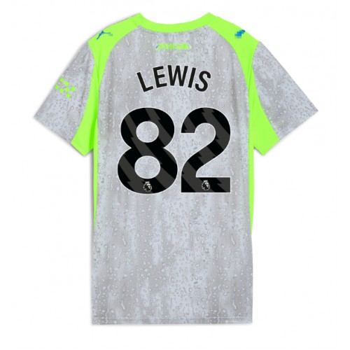 Manchester City Rico Lewis #82 Alternativní Dres pro Dámy 2025-26 Krátkým Rukávem Manchester City Rico Lewis #82 Alternativní Dres pro Dámy 2025-26 Krátkým Rukávem