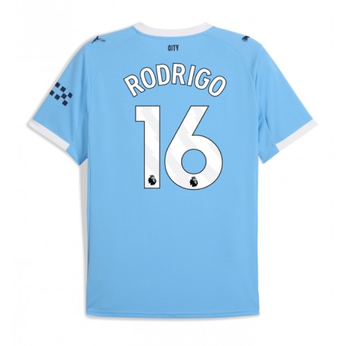 Manchester City Rodri Hernandez #16 Domácí Dres 2025-26 Krátkým Rukávem Manchester City Rodri Hernandez #16 Domácí Dres 2025-26 Krátkým Rukávem