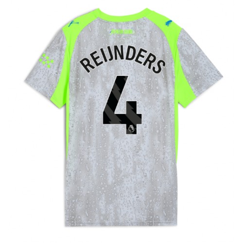 Manchester City Tijjani Reijnders #4 Alternativní Dres pro Dámy 2025-26 Krátkým Rukávem Manchester City Tijjani Reijnders #4 Alternativní Dres pro Dámy 2025-26 Krátkým Rukávem