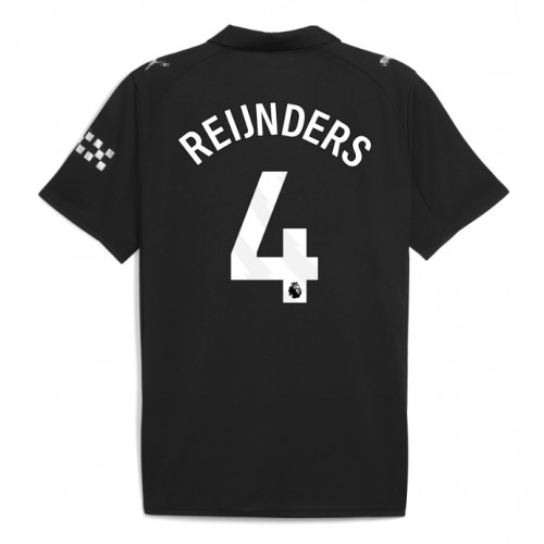 Manchester City Tijjani Reijnders #4 Venkovní Dres 2025-26 Krátkým Rukávem Manchester City Tijjani Reijnders #4 Venkovní Dres 2025-26 Krátkým Rukávem