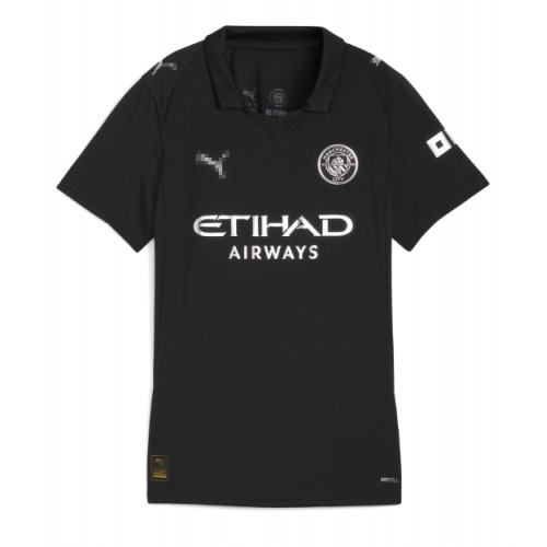 Manchester City Tijjani Reijnders #4 Venkovní Dres pro Dámy 2025-26 Krátkým Rukávem Manchester City Tijjani Reijnders #4 Venkovní Dres pro Dámy 2025-26 Krátkým Rukávem
