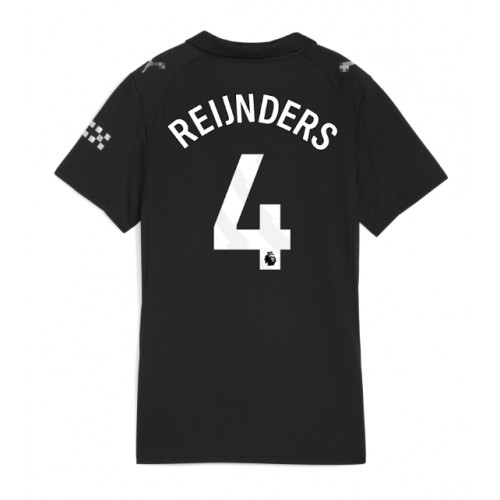 Manchester City Tijjani Reijnders #4 Venkovní Dres pro Dámy 2025-26 Krátkým Rukávem Manchester City Tijjani Reijnders #4 Venkovní Dres pro Dámy 2025-26 Krátkým Rukávem