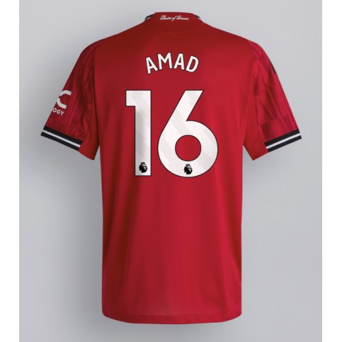 Manchester United Amad Diallo #16 Domácí Dres 2025-26 Krátkým Rukávem Manchester United Amad Diallo #16 Domácí Dres 2025-26 Krátkým Rukávem