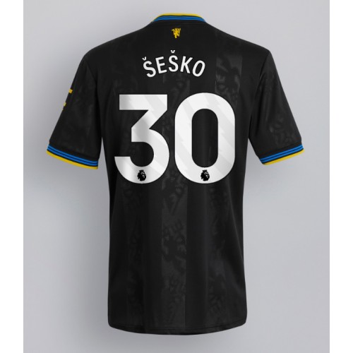 Manchester United Benjamin Sesko #30 Alternativní Dres 2025-26 Krátkým Rukávem Manchester United Benjamin Sesko #30 Alternativní Dres 2025-26 Krátkým Rukávem
