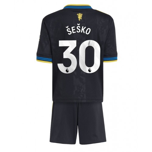 Manchester United Benjamin Sesko #30 Alternativní dres komplet pro Děti 2025-26 Krátkým Rukávem (+ Krátké kalhoty) Manchester United Benjamin Sesko #30 Alternativní dres komplet pro Děti 2025-26 Krátkým Rukávem (+ Krátké kalhoty)
