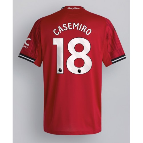 Manchester United Casemiro #18 Domácí Dres 2025-26 Krátkým Rukávem Manchester United Casemiro #18 Domácí Dres 2025-26 Krátkým Rukávem