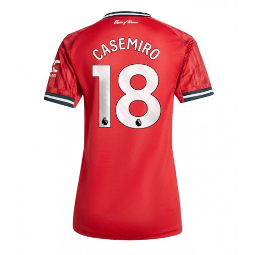 Manchester United Casemiro #18 Domácí Dres pro Dámy 2025-26 Krátkým Rukávem Manchester United Casemiro #18 Domácí Dres pro Dámy 2025-26 Krátkým Rukávem