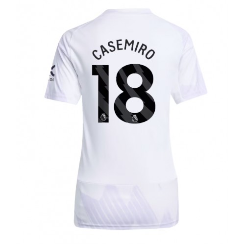 Manchester United Casemiro #18 Venkovní Dres pro Dámy 2025-26 Krátkým Rukávem Manchester United Casemiro #18 Venkovní Dres pro Dámy 2025-26 Krátkým Rukávem