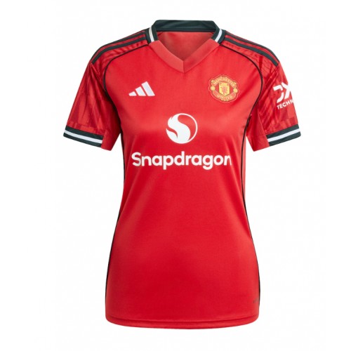 Manchester United Diogo Dalot #2 Domácí Dres pro Dámy 2025-26 Krátkým Rukávem Manchester United Diogo Dalot #2 Domácí Dres pro Dámy 2025-26 Krátkým Rukávem