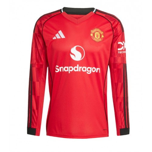 Manchester United Domácí Dres 2025-26 Dlouhým Rukávem Manchester United Domácí Dres 2025-26 Dlouhým Rukávem