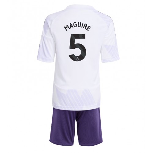Manchester United Harry Maguire #5 Venkovní dres komplet pro Děti 2025-26 Krátkým Rukávem (+ Krátké kalhoty) Manchester United Harry Maguire #5 Venkovní dres komplet pro Děti 2025-26 Krátkým Rukávem (+ Krátké kalhoty)