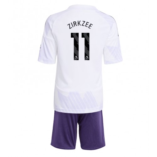 Manchester United Joshua Zirkzee #11 Venkovní dres komplet pro Děti 2025-26 Krátkým Rukávem (+ Krátké kalhoty) Manchester United Joshua Zirkzee #11 Venkovní dres komplet pro Děti 2025-26 Krátkým Rukávem (+ Krátké kalhoty)