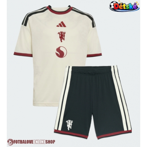 Manchester United Kobbie Mainoo #37 Alternativní dres komplet pro Děti 2026-27 Krátkým Rukávem (+ Krátké kalhoty)