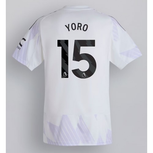 Manchester United Leny Yoro #15 Venkovní Dres 2025-26 Krátkým Rukávem Manchester United Leny Yoro #15 Venkovní Dres 2025-26 Krátkým Rukávem