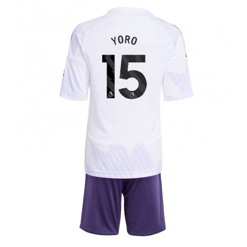 Manchester United Leny Yoro #15 Venkovní dres komplet pro Děti 2025-26 Krátkým Rukávem (+ Krátké kalhoty) Manchester United Leny Yoro #15 Venkovní dres komplet pro Děti 2025-26 Krátkým Rukávem (+ Krátké kalhoty)