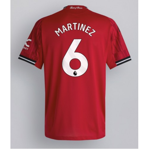 Manchester United Lisandro Martinez #6 Domácí Dres 2025-26 Krátkým Rukávem Manchester United Lisandro Martinez #6 Domácí Dres 2025-26 Krátkým Rukávem