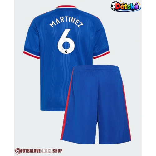 Manchester United Lisandro Martinez #6 Venkovní dres komplet pro Děti 2026-27 Krátkým Rukávem (+ Krátké kalhoty)