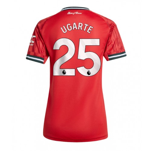 Manchester United Manuel Ugarte #25 Domácí Dres pro Dámy 2025-26 Krátkým Rukávem Manchester United Manuel Ugarte #25 Domácí Dres pro Dámy 2025-26 Krátkým Rukávem