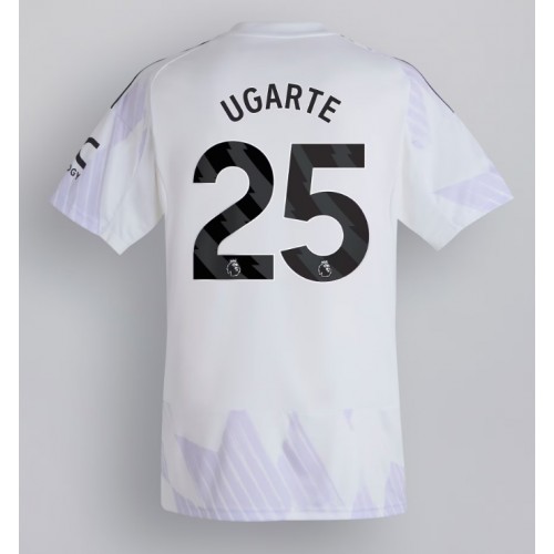 Manchester United Manuel Ugarte #25 Venkovní Dres 2025-26 Krátkým Rukávem Manchester United Manuel Ugarte #25 Venkovní Dres 2025-26 Krátkým Rukávem