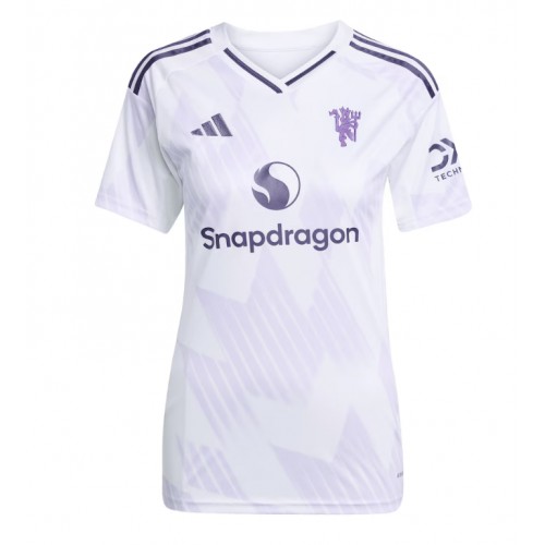 Manchester United Manuel Ugarte #25 Venkovní Dres pro Dámy 2025-26 Krátkým Rukávem Manchester United Manuel Ugarte #25 Venkovní Dres pro Dámy 2025-26 Krátkým Rukávem