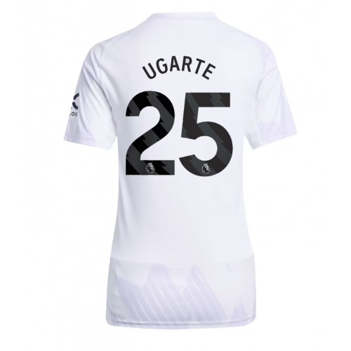 Manchester United Manuel Ugarte #25 Venkovní Dres pro Dámy 2025-26 Krátkým Rukávem Manchester United Manuel Ugarte #25 Venkovní Dres pro Dámy 2025-26 Krátkým Rukávem