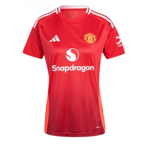 Manchester United Marcus Rashford #10 Domácí Dres pro Dámy 2024-25 Krátkým Rukávem Manchester United Marcus Rashford #10 Domácí Dres pro Dámy 2024-25 Krátkým Rukávem