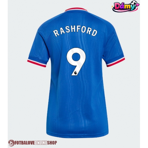 Manchester United Marcus Rashford #9 Venkovní Dres pro Dámy 2026-27 Krátkým Rukávem