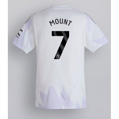 Manchester United Mason Mount #7 Venkovní Dres 2025-26 Krátkým Rukávem Manchester United Mason Mount #7 Venkovní Dres 2025-26 Krátkým Rukávem