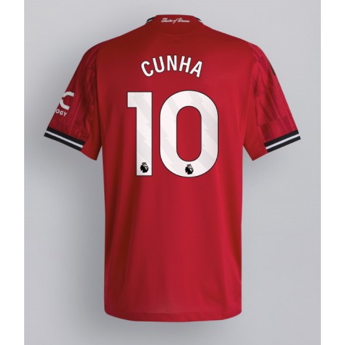 Manchester United Matheus Cunha #10 Domácí Dres 2025-26 Krátkým Rukávem Manchester United Matheus Cunha #10 Domácí Dres 2025-26 Krátkým Rukávem
