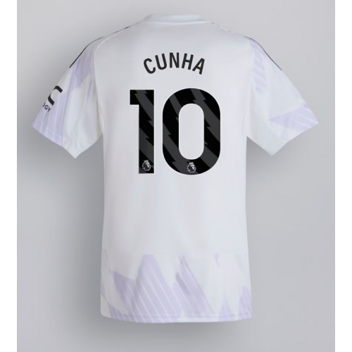 Manchester United Matheus Cunha #10 Venkovní Dres 2025-26 Krátkým Rukávem Manchester United Matheus Cunha #10 Venkovní Dres 2025-26 Krátkým Rukávem