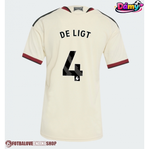 Manchester United Matthijs de Ligt #4 Alternativní Dres pro Dámy 2026-27 Krátkým Rukávem