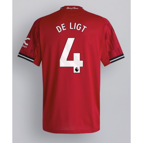 Manchester United Matthijs de Ligt #4 Domácí Dres 2025-26 Krátkým Rukávem Manchester United Matthijs de Ligt #4 Domácí Dres 2025-26 Krátkým Rukávem