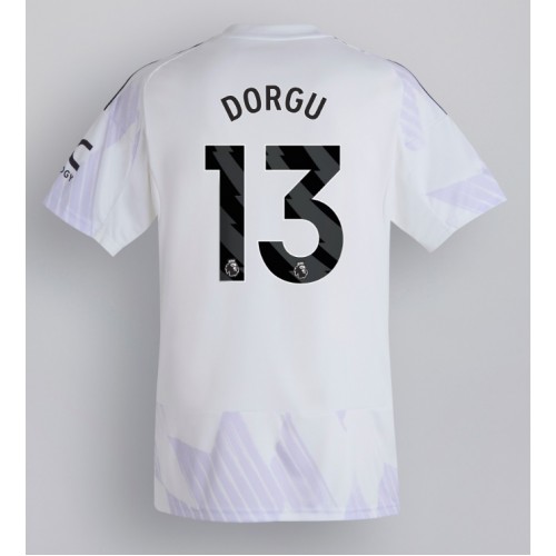 Manchester United Patrick Dorgu #13 Venkovní Dres 2025-26 Krátkým Rukávem Manchester United Patrick Dorgu #13 Venkovní Dres 2025-26 Krátkým Rukávem