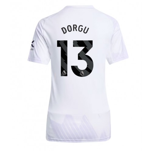 Manchester United Patrick Dorgu #13 Venkovní Dres pro Dámy 2025-26 Krátkým Rukávem Manchester United Patrick Dorgu #13 Venkovní Dres pro Dámy 2025-26 Krátkým Rukávem