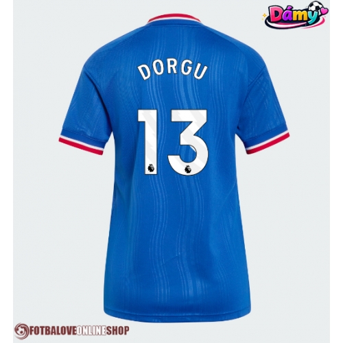 Manchester United Patrick Dorgu #13 Venkovní Dres pro Dámy 2026-27 Krátkým Rukávem
