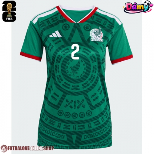 Mexiko Jorge Sanchez #2 Domácí Dres pro Dámy MS 2026 Krátkým Rukávem