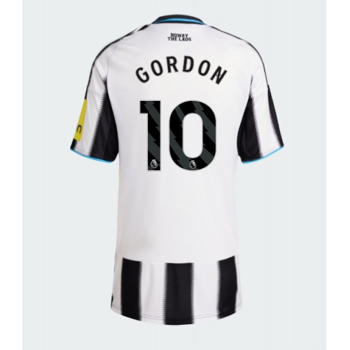 Newcastle United Anthony Gordon #10 Domácí Dres pro Dámy 2025-26 Krátkým Rukávem Newcastle United Anthony Gordon #10 Domácí Dres pro Dámy 2025-26 Krátkým Rukávem