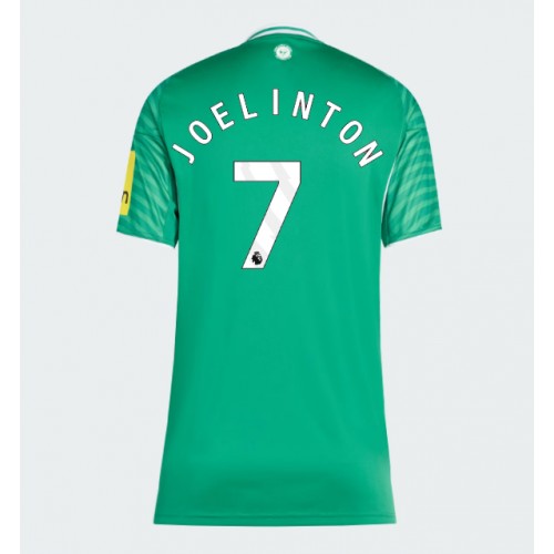 Newcastle United Joelinton #7 Venkovní Dres pro Dámy 2025-26 Krátkým Rukávem Newcastle United Joelinton #7 Venkovní Dres pro Dámy 2025-26 Krátkým Rukávem
