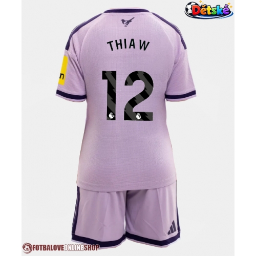 Newcastle United Malick Thiaw #12 Alternativní dres komplet pro Děti 2026-27 Krátkým Rukávem (+ Krátké kalhoty)