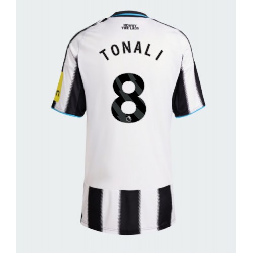 Newcastle United Sandro Tonali #8 Domácí Dres pro Dámy 2025-26 Krátkým Rukávem Newcastle United Sandro Tonali #8 Domácí Dres pro Dámy 2025-26 Krátkým Rukávem