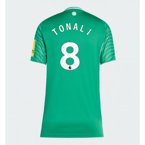 Newcastle United Sandro Tonali #8 Venkovní Dres pro Dámy 2025-26 Krátkým Rukávem Newcastle United Sandro Tonali #8 Venkovní Dres pro Dámy 2025-26 Krátkým Rukávem