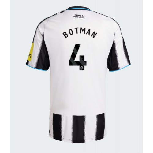 Newcastle United Sven Botman #4 Domácí Dres 2025-26 Krátkým Rukávem Newcastle United Sven Botman #4 Domácí Dres 2025-26 Krátkým Rukávem