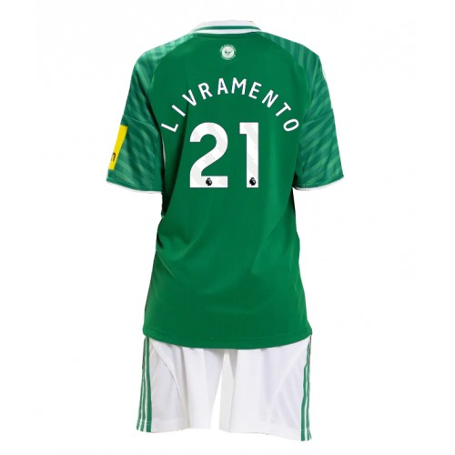 Newcastle United Tino Livramento #21 Venkovní dres komplet pro Děti 2025-26 Krátkým Rukávem (+ Krátké kalhoty) Newcastle United Tino Livramento #21 Venkovní dres komplet pro Děti 2025-26 Krátkým Rukávem (+ Krátké kalhoty)
